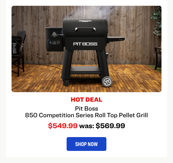 Pit Boss 850 Competition Series Roll Top Pellet Grill
