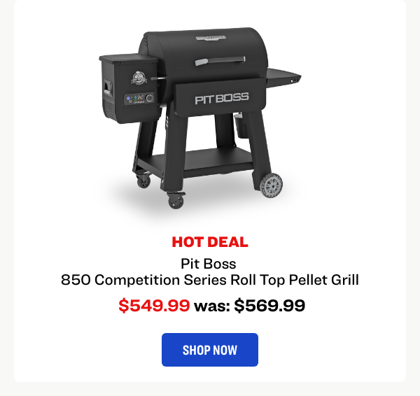 Pit Boss 850 Competition Series Roll Top Pellet Grill
