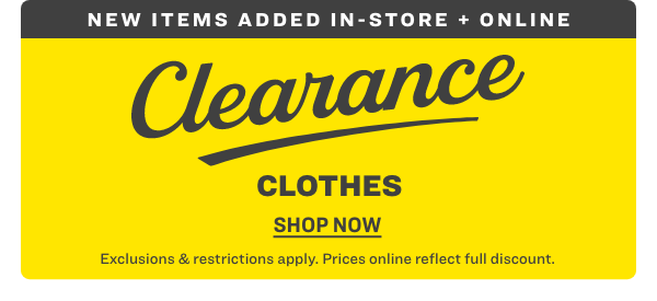 CLEARANCE | Clothes | SHOP NOW