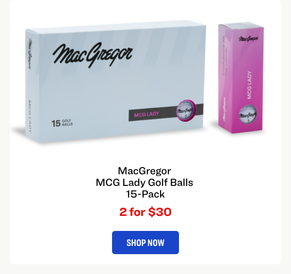 MacGregor MCG Lady Golf Balls 15-Pack