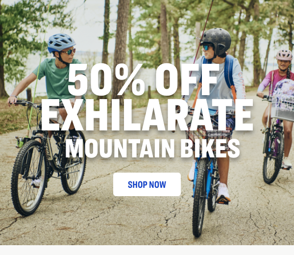 50% OFF EXHILARA MOUNTAIN BIKES