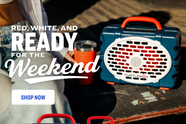 RED, WHITE, and READY FOR THE WEEKEND
