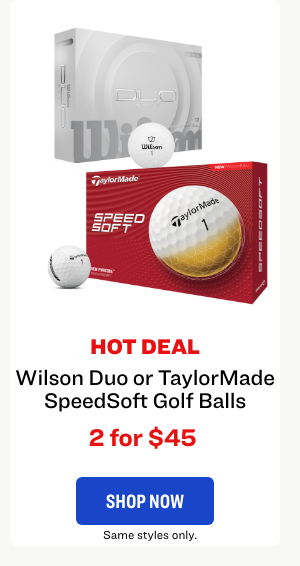 Wilson Duo or TaylorMade SpeedSoft Golf Balls