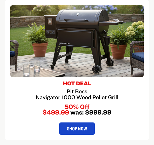Pit Boss Navigator 1000 Wood Pellet Gril