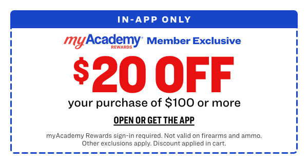 EARLY ACCESS | ONLINE ONLY myAcademy Member Exclusive $20 OFF your purchase of $100 or more.