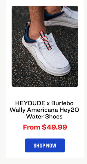 HEYDUDE × Burlebo Wally Americana Hey20 Water Shoes