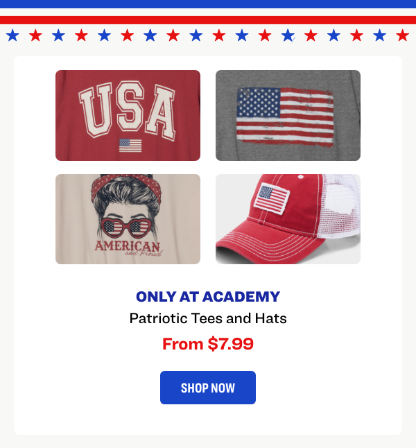 Patriotic Tees and Hats