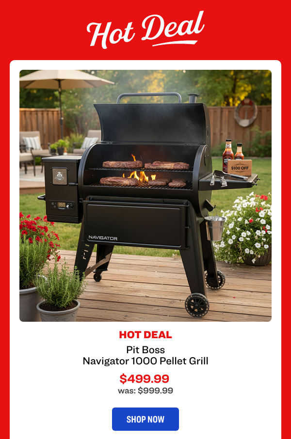 Pitt Boss Navigator 1000 Pellet Grill