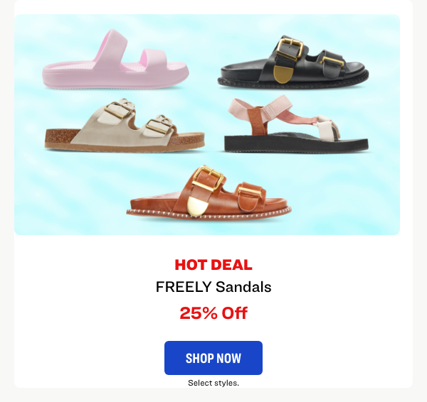 Sandals for the Family