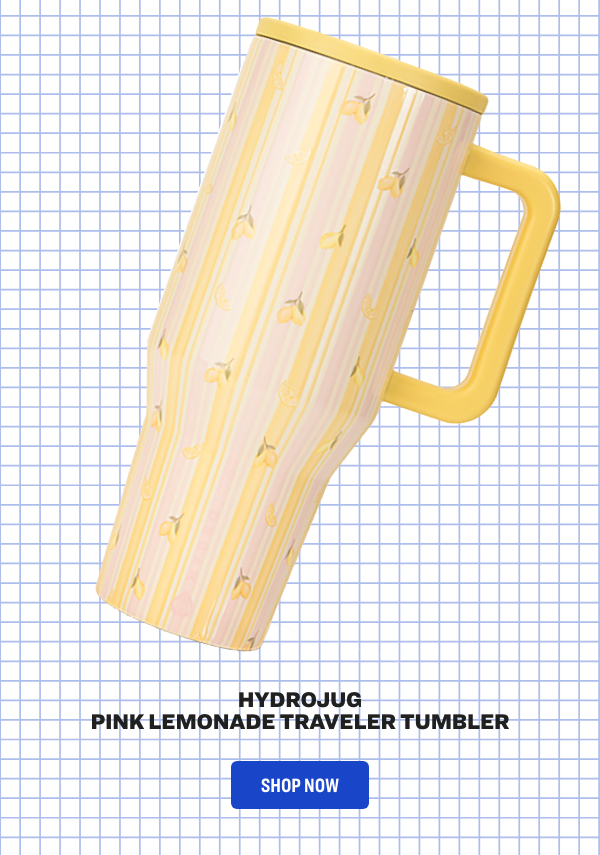 HYDROJUG PINK LEMONADE TRAVELER TUMBLER