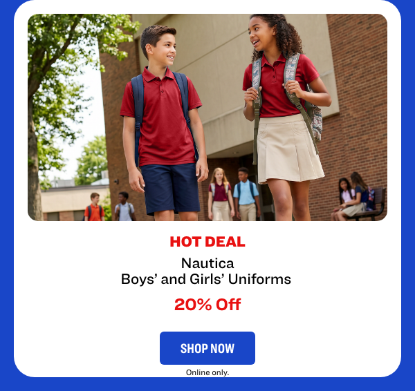 Nautica Boys' and Girls' Uniforms