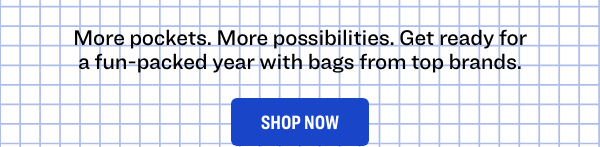 More pockets. More possibilities.