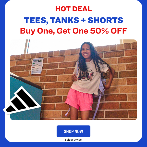 TEES, TANKS + SHORTS