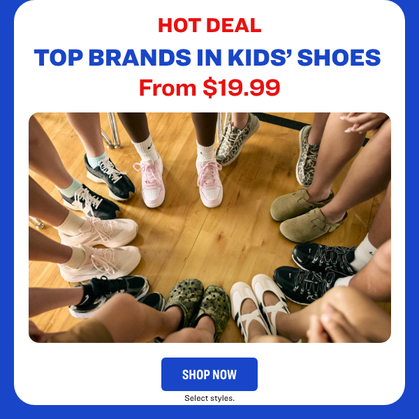 TOP BRANDS IN KIDS' SHOES
