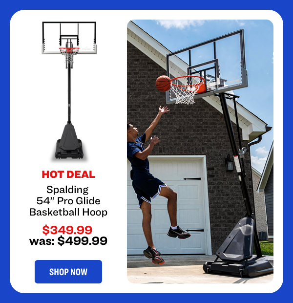 Spalding 54" Pro Glide Basketball Hoop