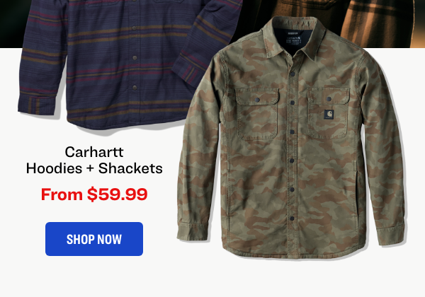 Carhartt Hoodies + Shackets