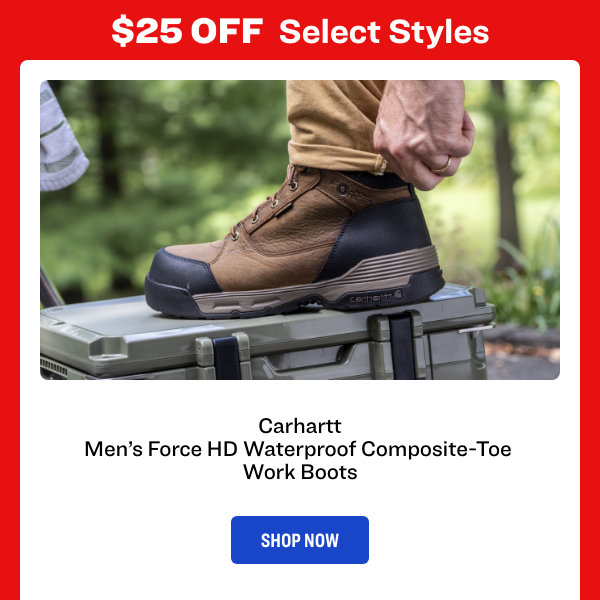 Carhartt Men's Force HD Water proof Composite-Toe