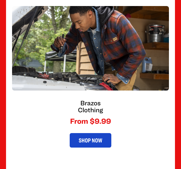 Brazos Clothing from $9.99