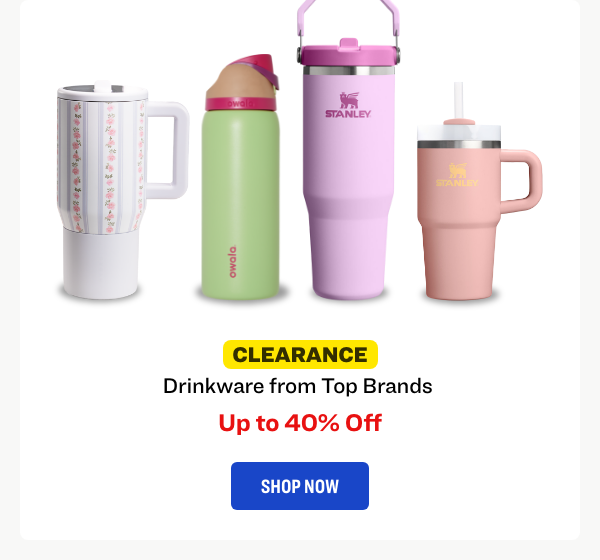 Drinkware from Top Brands