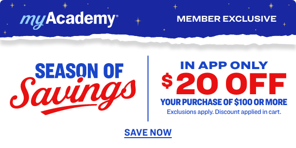 IN APP ONLY $20 Off $100