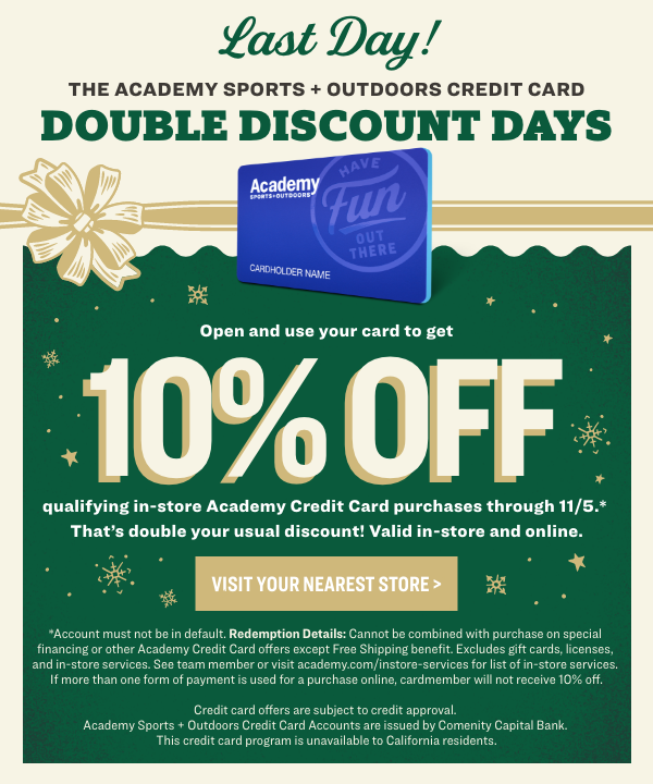 DOUBLE DISCOUNT DAYS LD
