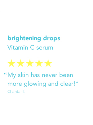 brightening drops Vitamin C serum %k Kk k ke My skin has never been more glowing and clear! Chantal I 