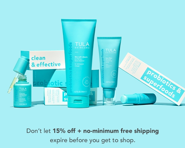 Don't let 15% off + no-minimum free shipping expire before you get to shop.