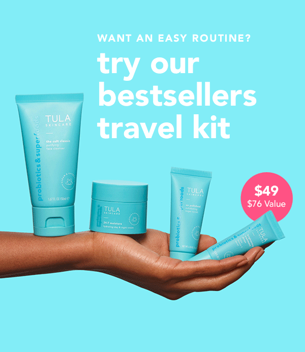 Need an easy routine? Try our best sellers travel kit.