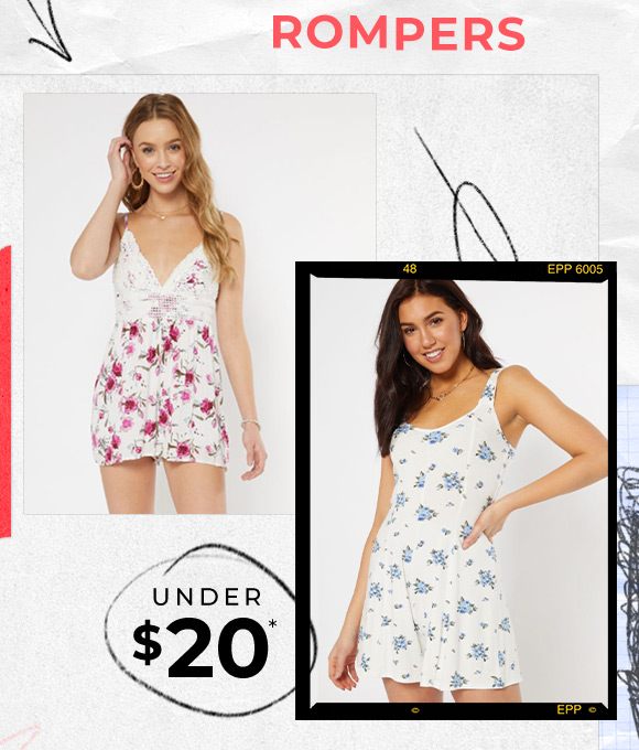 rompers under 20
