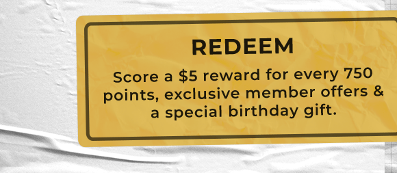 redeem and get birthday gifts