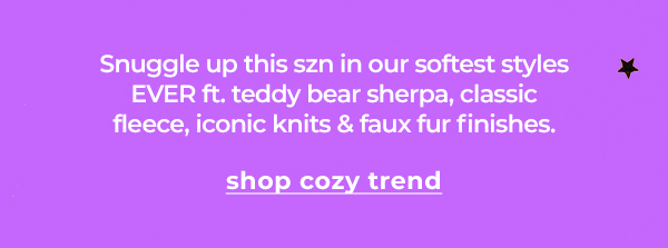 shop cozy trend