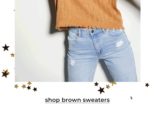 shop brown sweaters