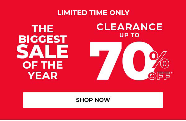 up to 70 off clearance
