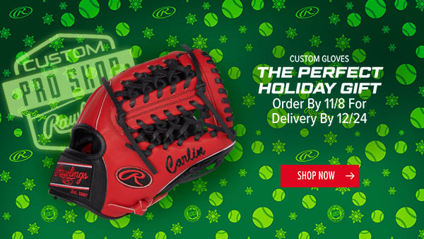 Rawlings Sporting Goods - Last day to order your #Rawlings custom glove for  guaranteed delivery by Dec. 24th! Get your orders in by midnight Central  Time tonight! Don't wait! Get your new #