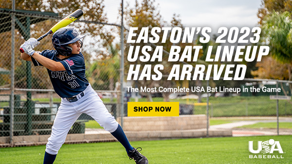 Easton Black Magic 2023 USSSA 1 Piece Alloy Baseball Bat Drop -8, Black/Gold  