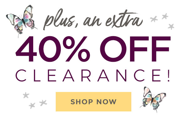 Plus, an extra 40% off clearance!