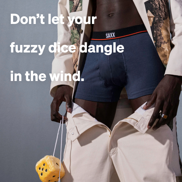 Don’t let your fuzzy dice dangle in the wind.