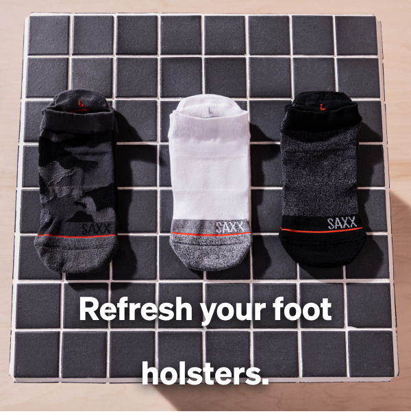 Refresh your foot holsters.