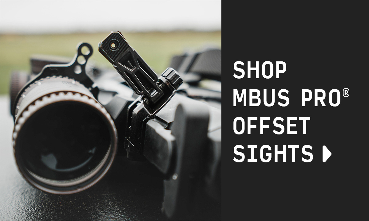 Shop MBUS Pro Offset Sights