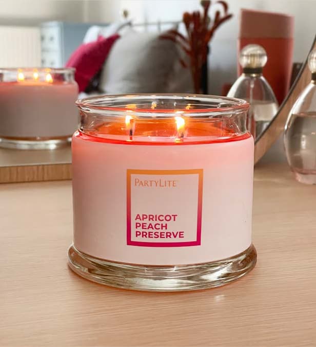 Apricot Peach Preserves 3-Wick Jar Candle