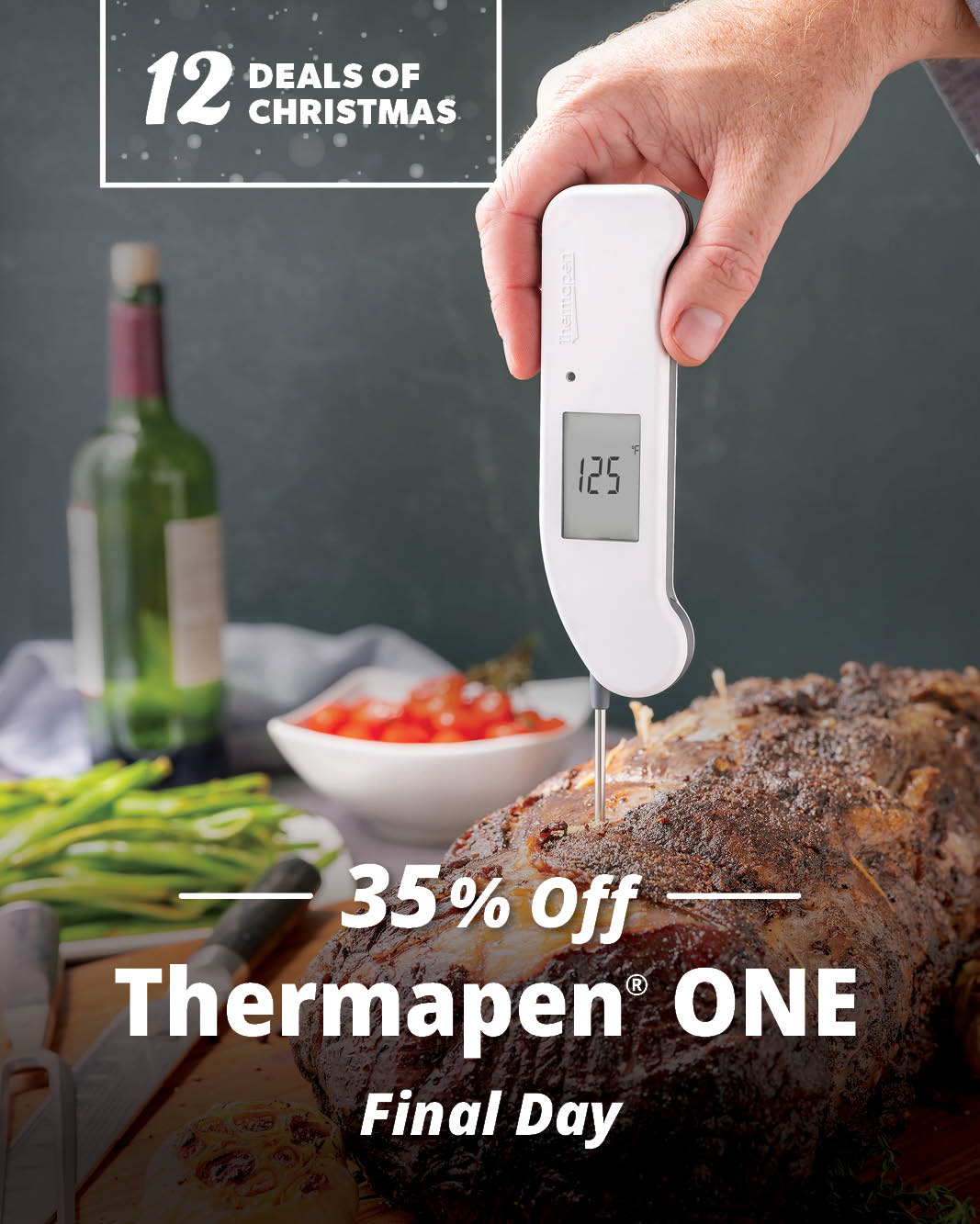 Last Call, Ends Tonight: 35% Off ThermoWorks Thermapen ONE! Black