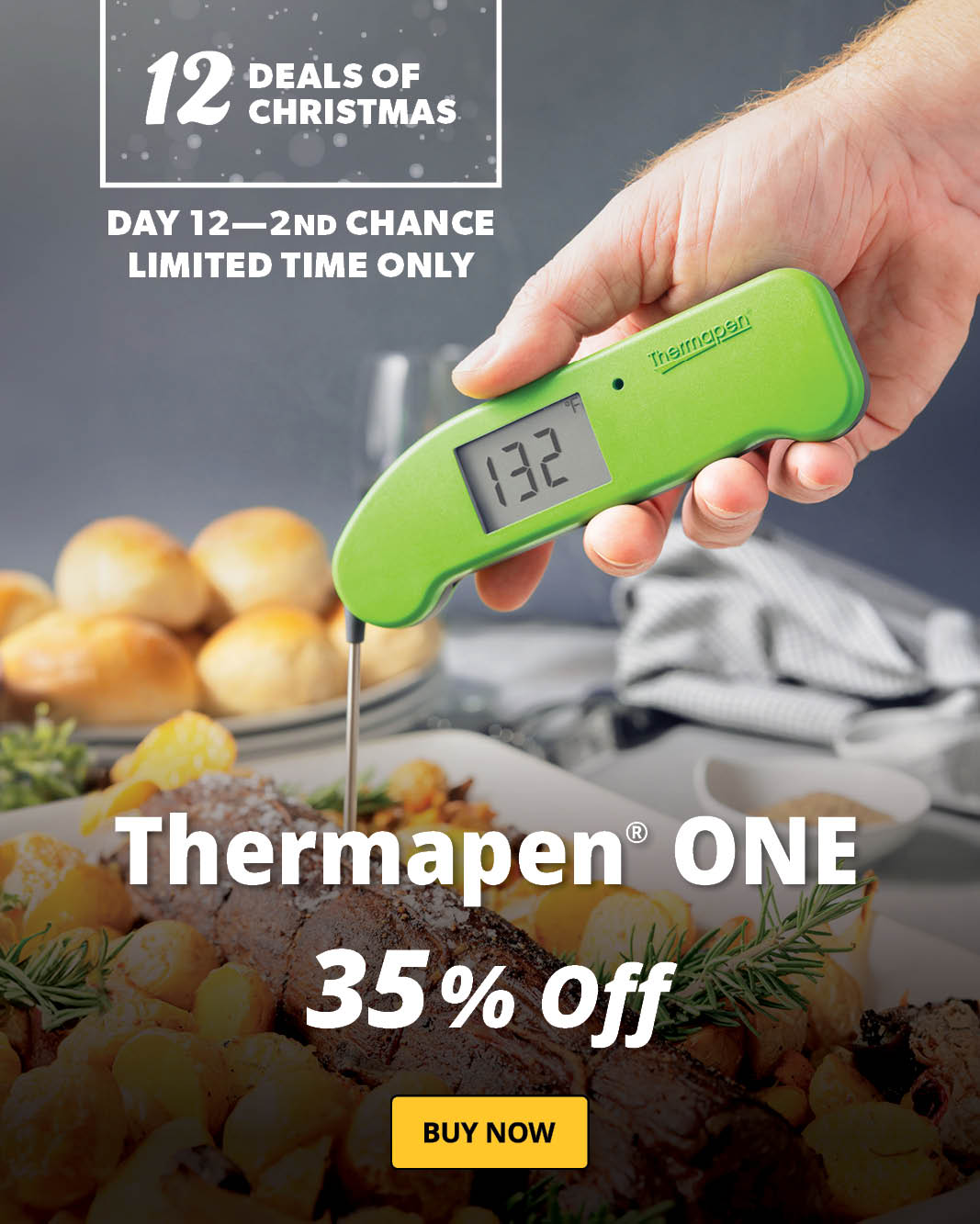 The Thermoworks Thermapen One meat thermometer is 35% off