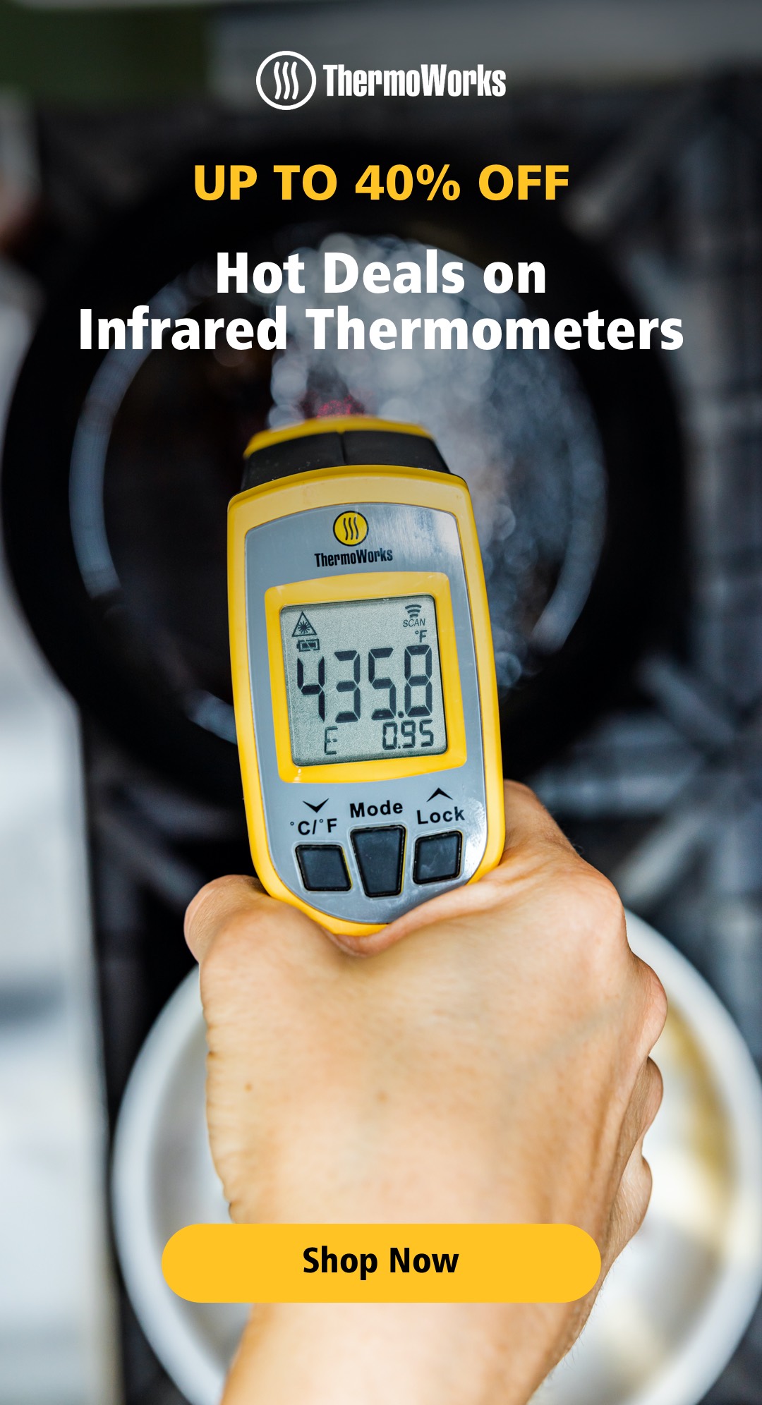 ThermoWorks  IR-Pro - Professional Infrared Thermometer