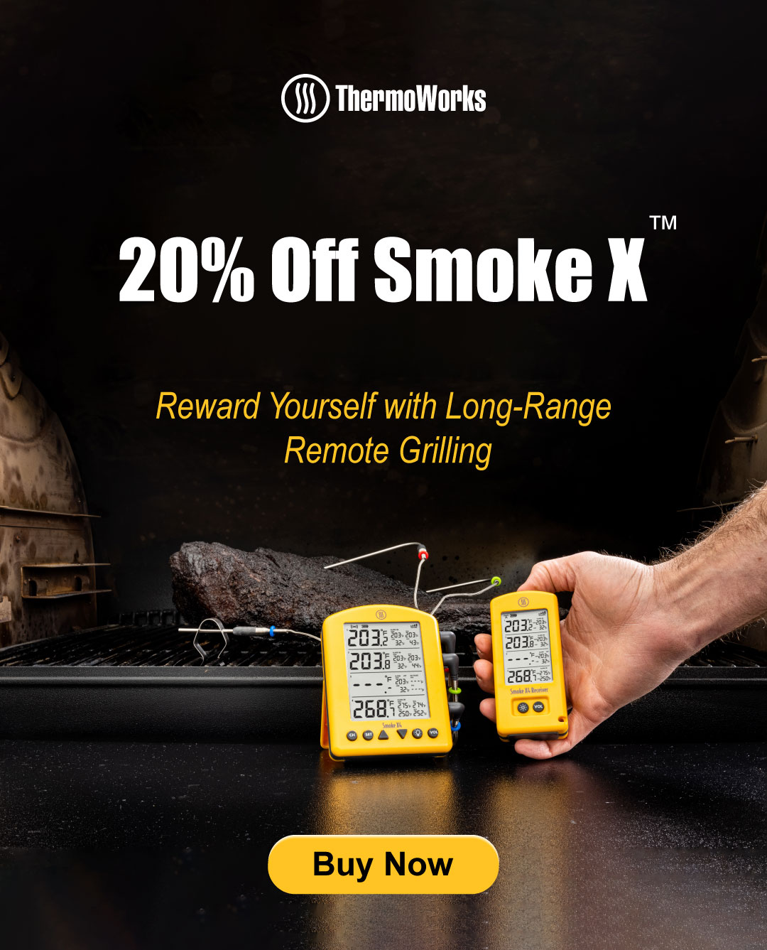 Get 20% Off the ThermoWorks Smoke BBQ Thermometer