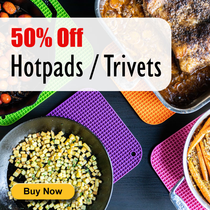 Last Chance: 50% Off Hi-Temp Hotpads/Trivets Ends Today! - ThermoWorks
