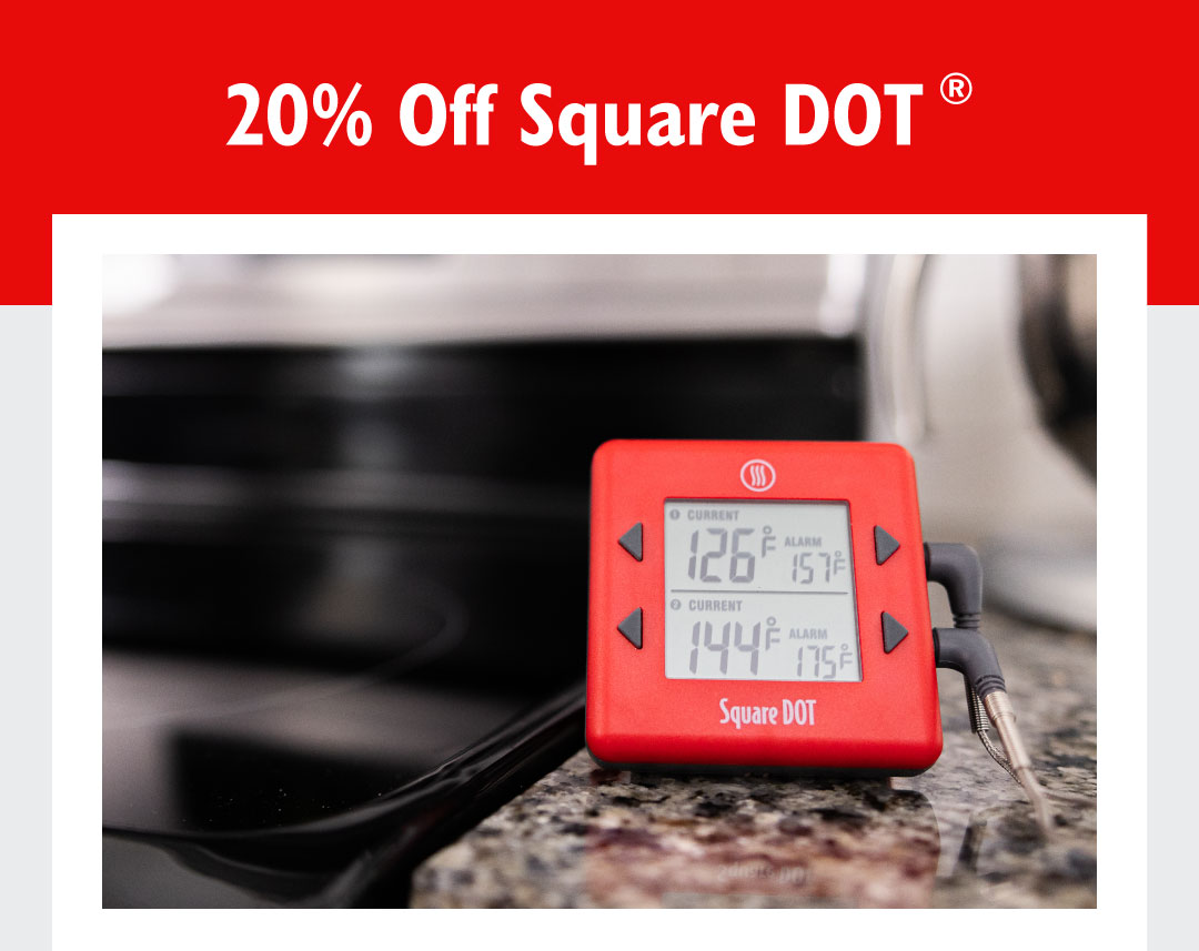 ThermoWorks Square DOT Thermometer – Save 30% + “Average Mode