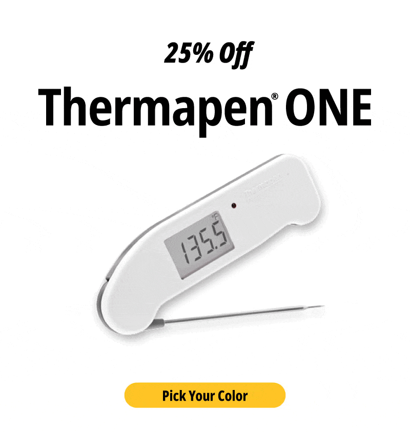 ThermoWorks-Colored Savings! 25% Off Black, Yellow, and White