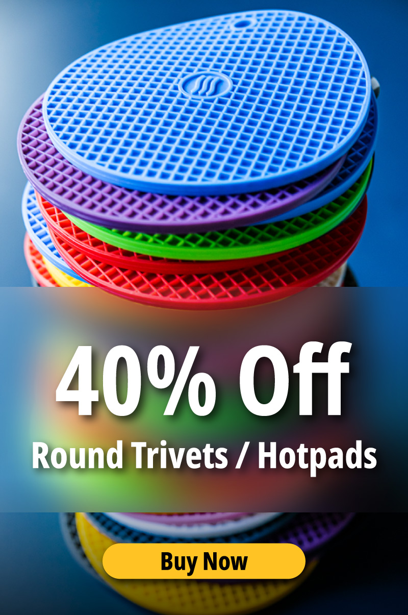 Last Chance: 50% Off Hi-Temp Hotpads/Trivets Ends Today! - ThermoWorks