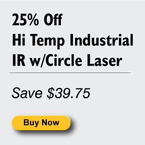 Hi-Temp Industrial IR w/Circle Laser (IR-IND)