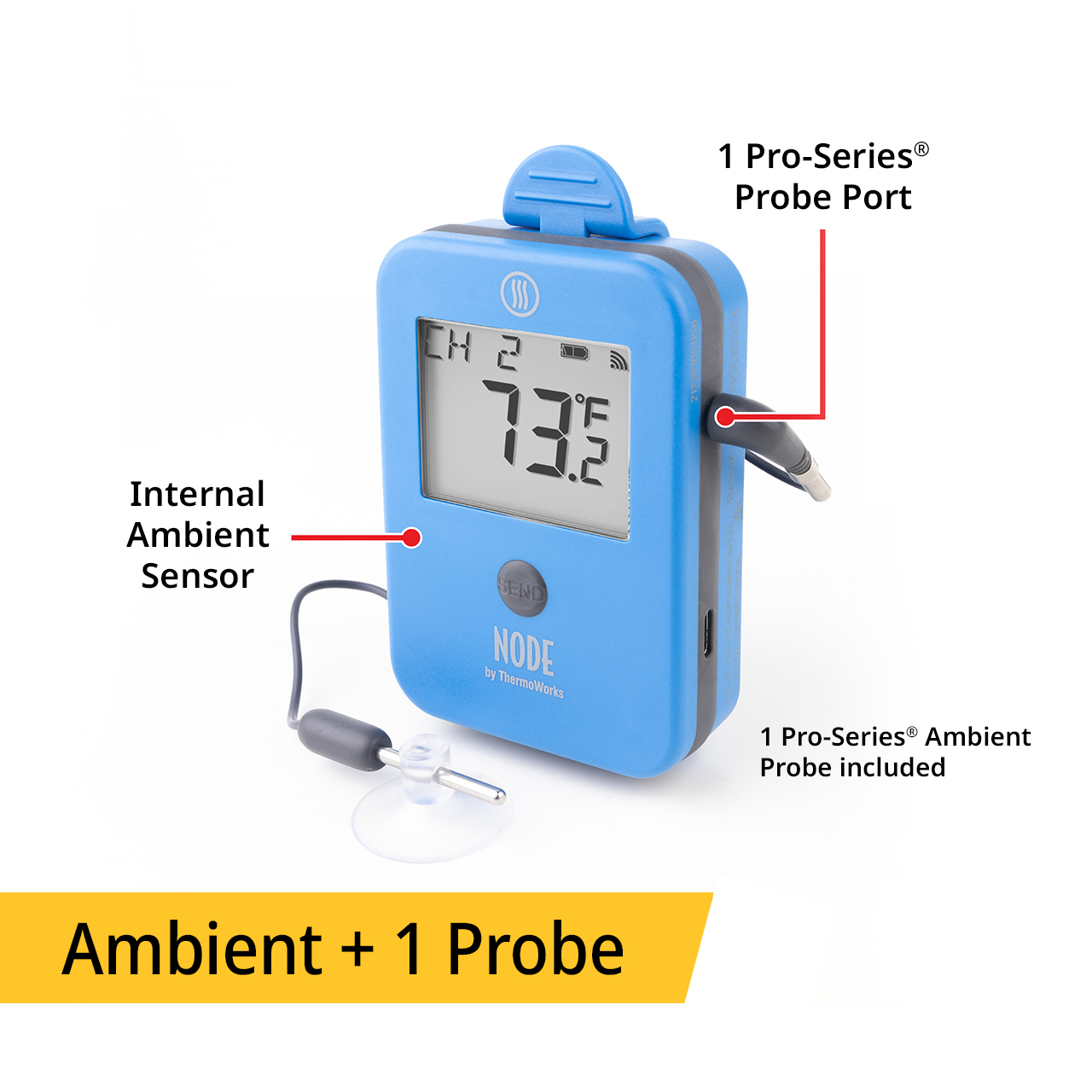 NODE™ Wi-Fi Temperature and Temperature/Humidity Monitors - ThermoWorks